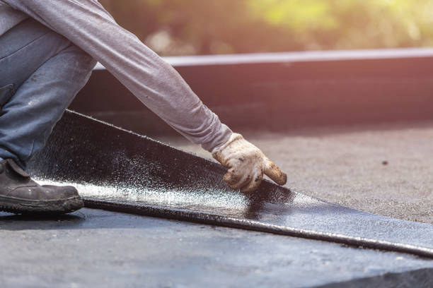 Professional Waterproofing technician working in River Edge, NJ